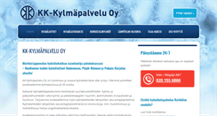 Desktop Screenshot of kk-kylmapalvelu.fi